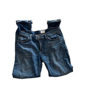 Hudson Tally Crop Skinny Blue Jeans Size 28